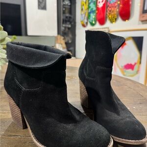 Black Suede Ankle Boots